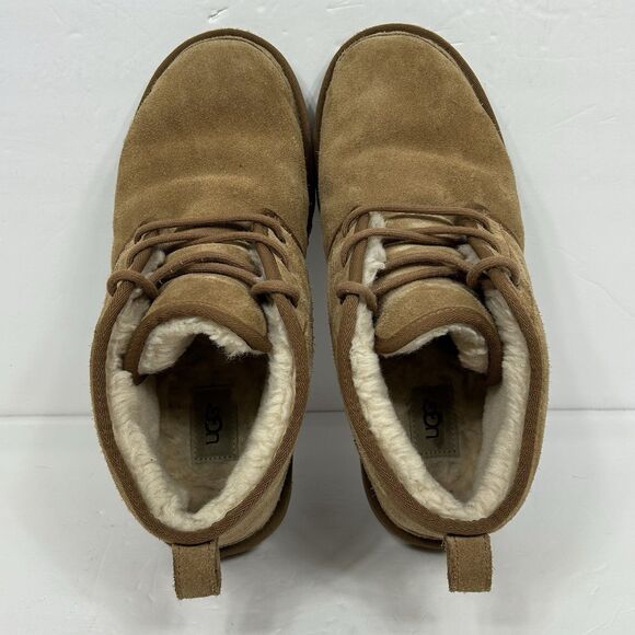 UGG Neumel Chukka Suede Lace Up Ankle Boots Women's Size 11 Chestnut - Picture 10 of 16